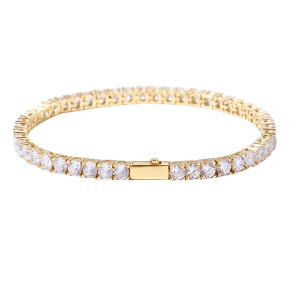 4MM TENNIS BRACELET - ICED OUT