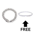CROSS BRACELET + FREE 4MM TENNIS BRACELET