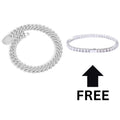 20MM CUBAN + FREE 4MM TENNIS BRACELET
