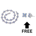 AQUA CHAIN + FREE AQUA EARRINGS